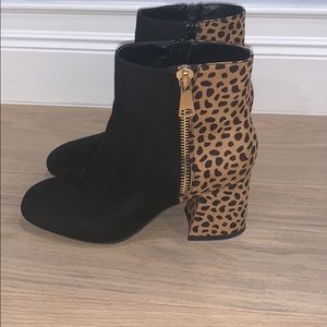 CHEETAH and black booties